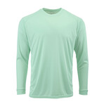 Perform Basics Dri-Tech Long Sleeve T-Shirt // Mint (XL)