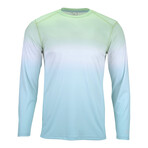 Perform Basics Dri-Tech Tri-Color Long Sleeve T-Shirt // Mint (L)