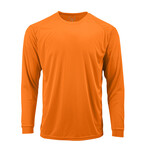 Perform Basics Dri-Tech Long Sleeve T-Shirt // Orange (M)