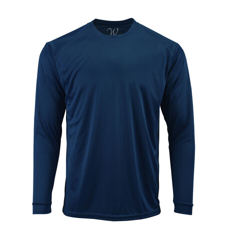 Perform Basics Dri-Tech Long Sleeve T-Shirt // Navy (S)