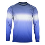 Perform Basics Dri-Tech Tri-Color Long Sleeve T-Shirt // Royal Blue (XL)