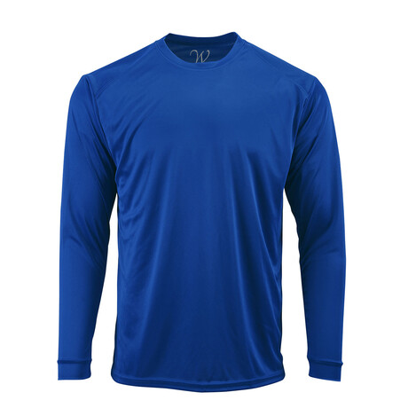 Perform Basics Dri-Tech Long Sleeve T-Shirt // Royal Blue (S)