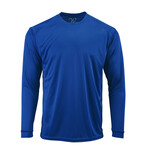 Perform Basics Dri-Tech Long Sleeve T-Shirt // Royal Blue (S)