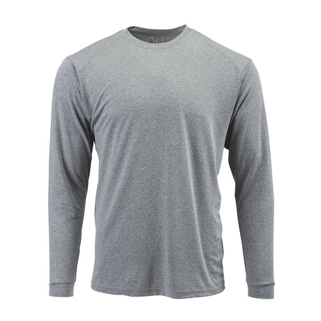 Perform Basics Dri-Tech Long Sleeve T-Shirt // Heather Gray (S)
