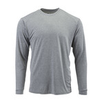 Perform Basics Dri-Tech Long Sleeve T-Shirt // Heather Gray (XL)