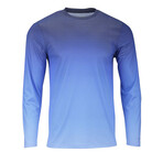 Perform Basics Dri-Tech Fade Long Sleeve T-Shirt // Royal Blue (M)