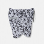 Luka 7" Lined Shorts // Carbon Marble (M)