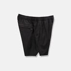 Relay 7" Linerless Shorts // Black (S)
