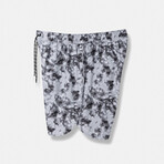 Luka 7" Lined Shorts // Carbon Marble (S)