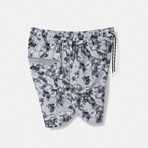 Luka 7" Linerless Shorts // Carbon Marble (S)