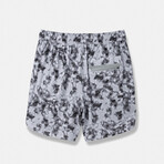 Luka 7" Linerless Shorts // Carbon Marble (M)