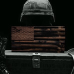 Bourbon Barrel American Flag Décor // The Lieutenant