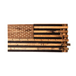 Bourbon Barrel American Flag Décor // AMERICA ONE HEARTBEAT The Lieutenant
