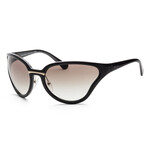 Women's PR22VS-1AB0A768 Sunglasses // Black + Gray