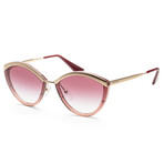 Prada // Men's PR07US-96709464 Sunglasses // Gold + Pink + Violet Gradient