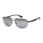 Ray-Ban // Men's RB3528-006-8261 Active Polarized Sunglasses // Matte Black + Gray Mirror