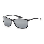 Men's RB4179-601S8262 Sunglasses // Matte Black + Brown Gradient