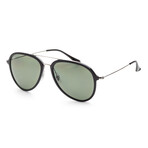 Ray-Ban // Unisex RB4298-601-9A Polarized Sunglasses // Black + Polar Green