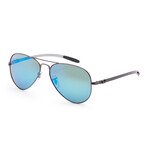 Men's RB8317CH-029-A158 Chromance Polarized Sunglasses // Matte Gunmetal + Blue