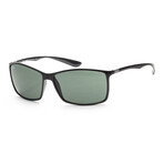 Ray-Ban // Men's RB4179-601-7162 Polarized Sunglasses // Black + Green