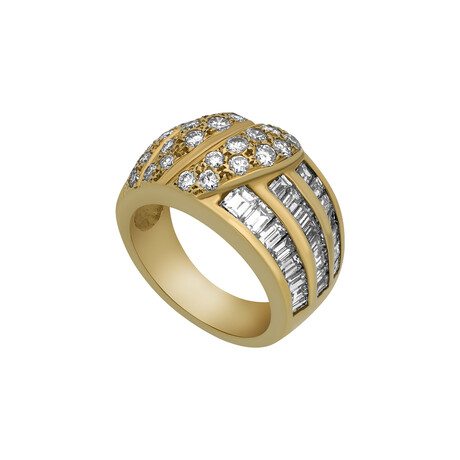 14K Yellow Gold Diamond Ring // Ring Size: 7 // Pre-Owned