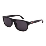 Unisex GG0770SA-001 Rectangular Sunglasses // Black + Gray