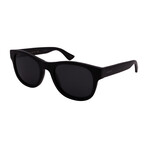 Unisex GG0003S-001 Square Sunglasses // Black + Gray