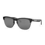 Oakley // Men's OO9374-10-63 Frogskins Sunglasses // Black + Prizm Black