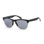 Oakley // Men's OO9374-01 Sport Sunglasses // Matte Black + Gray