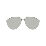 Christian Dior// Men's Aviator Sunglasses // Silver