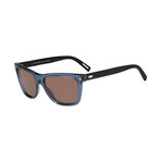 Men's BLACKTIE154S Sunglasses // Blue + Black + Brown