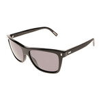 Christian Dior// Men's Square Sunglasses // Black + Gray