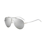 Christian Dior// Men's Aviator Sunglasses // Silver