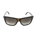 Christian Dior// Men's Square Sunglasses // Dark Havana + Brown