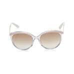 Christian Dior// Women Cat Eye Sunglasses // Crystal Pink Yellow + Brown