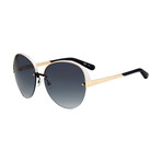 Christian Dior// Women Oversize Sunglasses // Matte White + Gold + Black + Gray