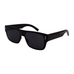 Men's FRACTION-4-807 Square Sunglasses // Black