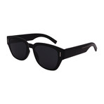 Men's FRACTION3-807 Square Sunglasses // Black