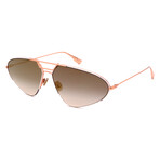 Dior Men's STELLAIRE-5-DDB Aviator Sunglasses // Gold + Copper
