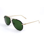 Men's SF201S Sunglasses // Shiny Gold + Black