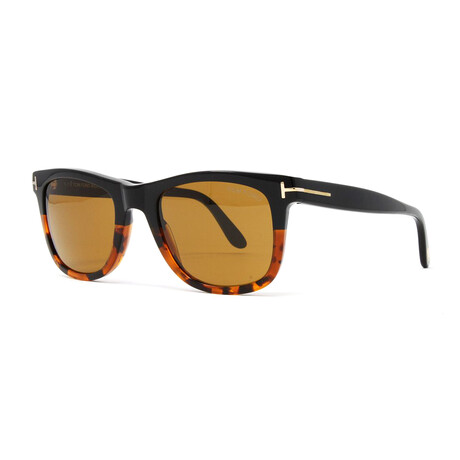 Men's Iconic Sunglasses // Black Havana + Brown
