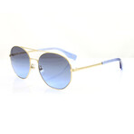 Men's 327S Sunglasses // Gold + Blue