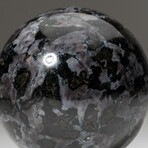 Genuine Polished Merlinite Sphere + Acrylic Display Stand // V1