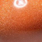 Genuine Polished Red Goldstone Sphere + Acrylic Display Stand // V2