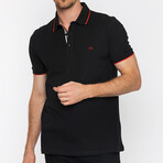 Francesco Short Sleeve Polo // Black (XL)