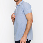 Milano Short Sleeve Polo // Light Blue (L)