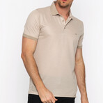 Miami Short Sleeve Polo // Beige (L)