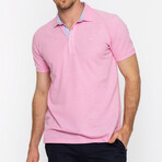 Karl Short Sleeve Polo // Pink (M)