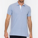 Milano Short Sleeve Polo // Light Blue (M)