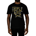 Triple Five Soul Logo Tee // Black (2XL)